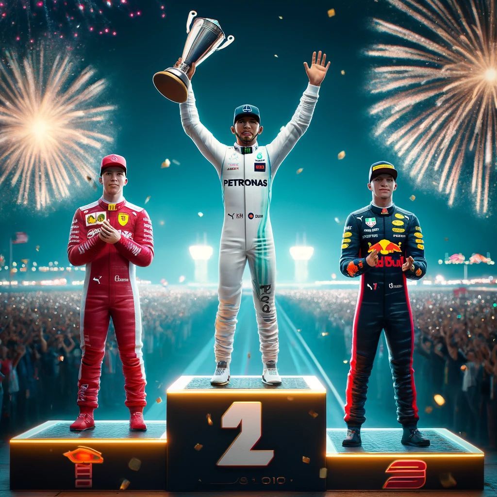 AdalianMathilde's tweet photo. Classement actuel des maîtres de la #Formule1 !🏎️💥 
Lewis Hamilton domine le podium avec une avance impressionnante, 4674 pts🥇
suivi de près par Sebastian Vettel, 3098 pts🥈 
et Max Verstappen qui complète ce trio de tête avec 2747 pt🥉
Qui finira en tête à la fin de la saison? https://t.co/wPYxYy7cUI