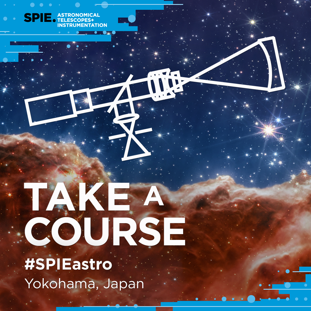 Optics educators from @UArizona will join us in Yokohama, Japan for #SPIEastro this June! ✨ Modern Optical Testing - Daewook Kim, @StewardAstro ✨ Adaptive Optics - Michael Hart, @UAZOpticalSci Explore all 8 #SPIECourse options on our website: spie.org/conferences-an…