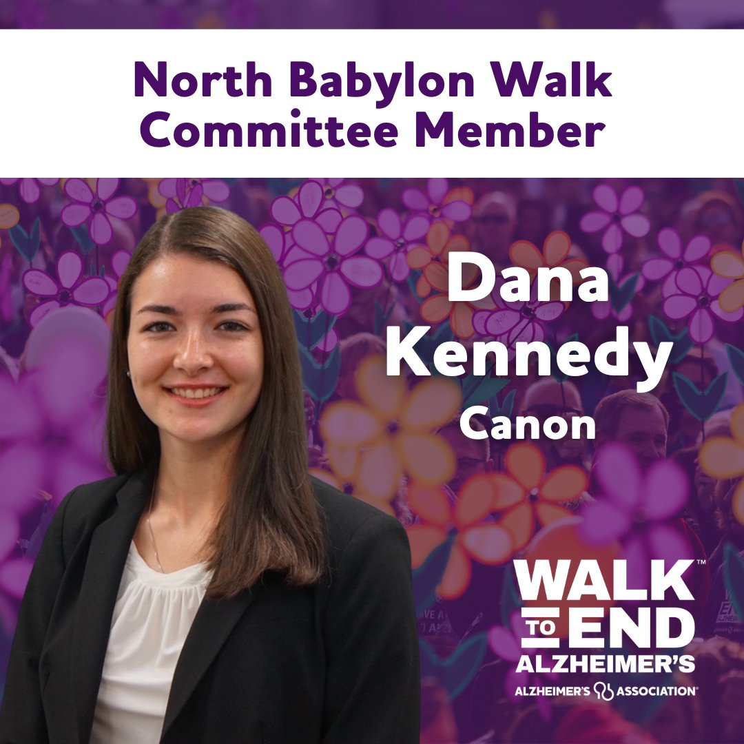 #Walk2EndALZ at Belmont Lake State Park will take place on October 20. We are excited to welcome Dana Kennedy of @CanonUSA to the North Babylon #Walk2EndALZ Committee. Register today at act.alz.org/belmontlake #EndALZ @alzassociation