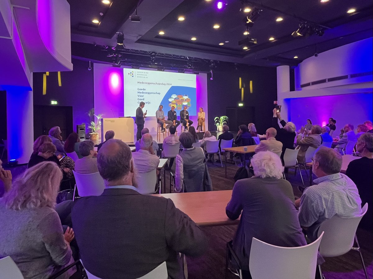 Wat een mooie en inspirerende dag, de allereerste VOO Medezeggenschapsdag, die absoluut voor herhaling vatbaar is. Wij hebben meteen een nieuwe datum aangekondigd: 📅 21 mei 2025! 🌟📚✨

#medezeggenschap