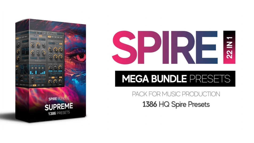 SPIRE SUPREME BUNDLE 22 IN 1. Available Now! ancoresounds.com/spire-supreme-… Check Discount Products -50% OFF ancoresounds.com/sale/ #SynthPresets #trancemusic #spiresynth #trancefamily #spirepresets #spirevst #spirebank