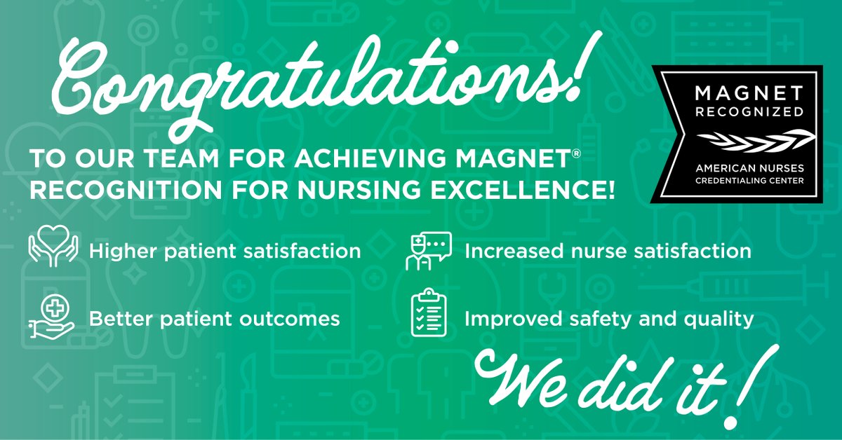 Cleveland Clinic Weston Hospital is proud to receive ANCC Magnet Recognition®, the highest and most prestigious distinction a health care organization can receive for nursing practice and quality patient care. cle.clinic/4bt1sDE #ANCCMagnet #nursingexcellence @anccofficial