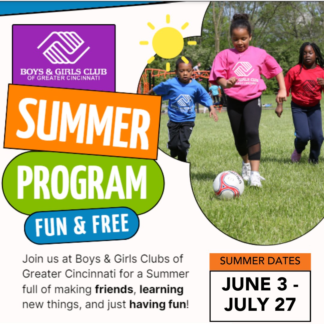 Need some STEAM to stimulate the senses? Then sign up your child for the FREE @BGCGC Summer Camp! Boys and girls ages 5-18 can attend BGCGC’s 11-week summer camp at one of their five freestanding locations. To apply, visit: brnw.ch/21wK2si