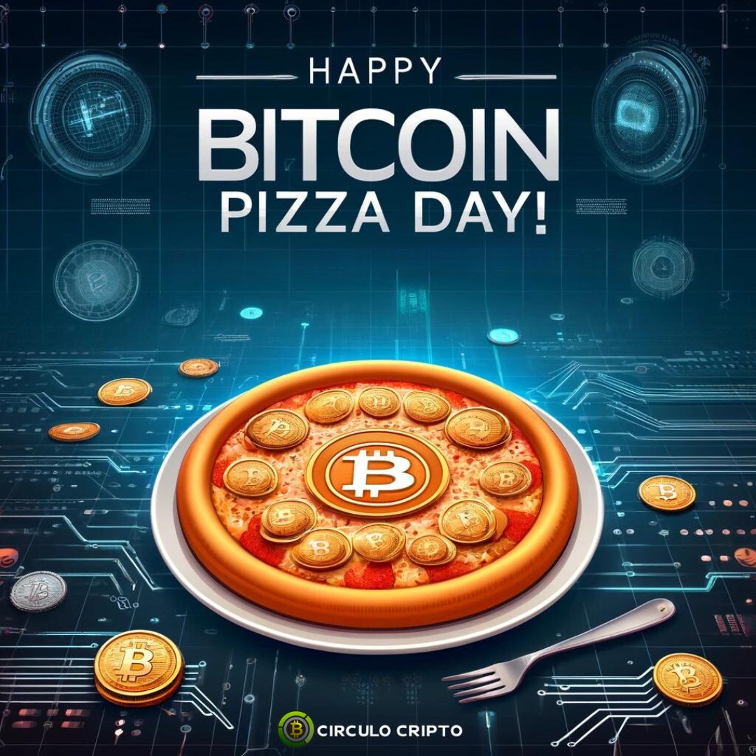 CirculoCripto's tweet image. 🍕 22 de maio de 2010 marcou o primeiro pagamento com Bitcoin: 10.000 BTC por duas pizzas. O #PizzaDay celebra mais do que uma transação; é um lembrete do potencial revolucionário das criptomoedas. Paciência e resiliência são essenciais neste mercado em constante evolução.