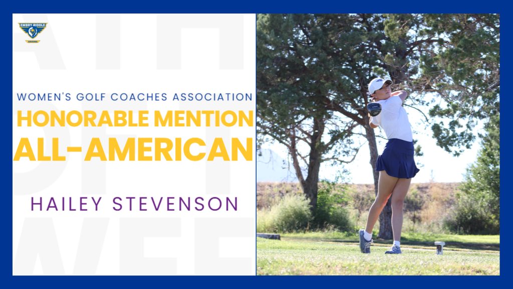 Haliey Stevenson (Las Vegas, Nev.) has been named to the Women's Golf Coaches Association Honorable Mention All-American Team.   Stevenson led the Eagles at the NAIA National Championship last week when she finished in 21st place.   eraueagles.com/sports/wgolf/2…