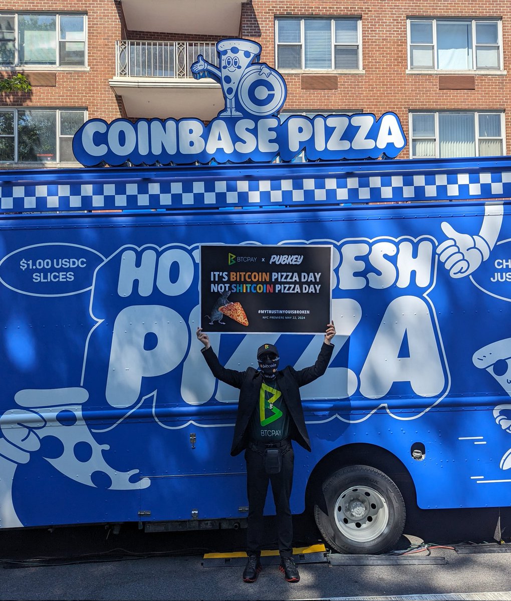 It's a #Bitcoin Pizza Day 🍕, not Shitcoin Pizza Day <a href="/coinbase/">Coinbase 🛡️</a>