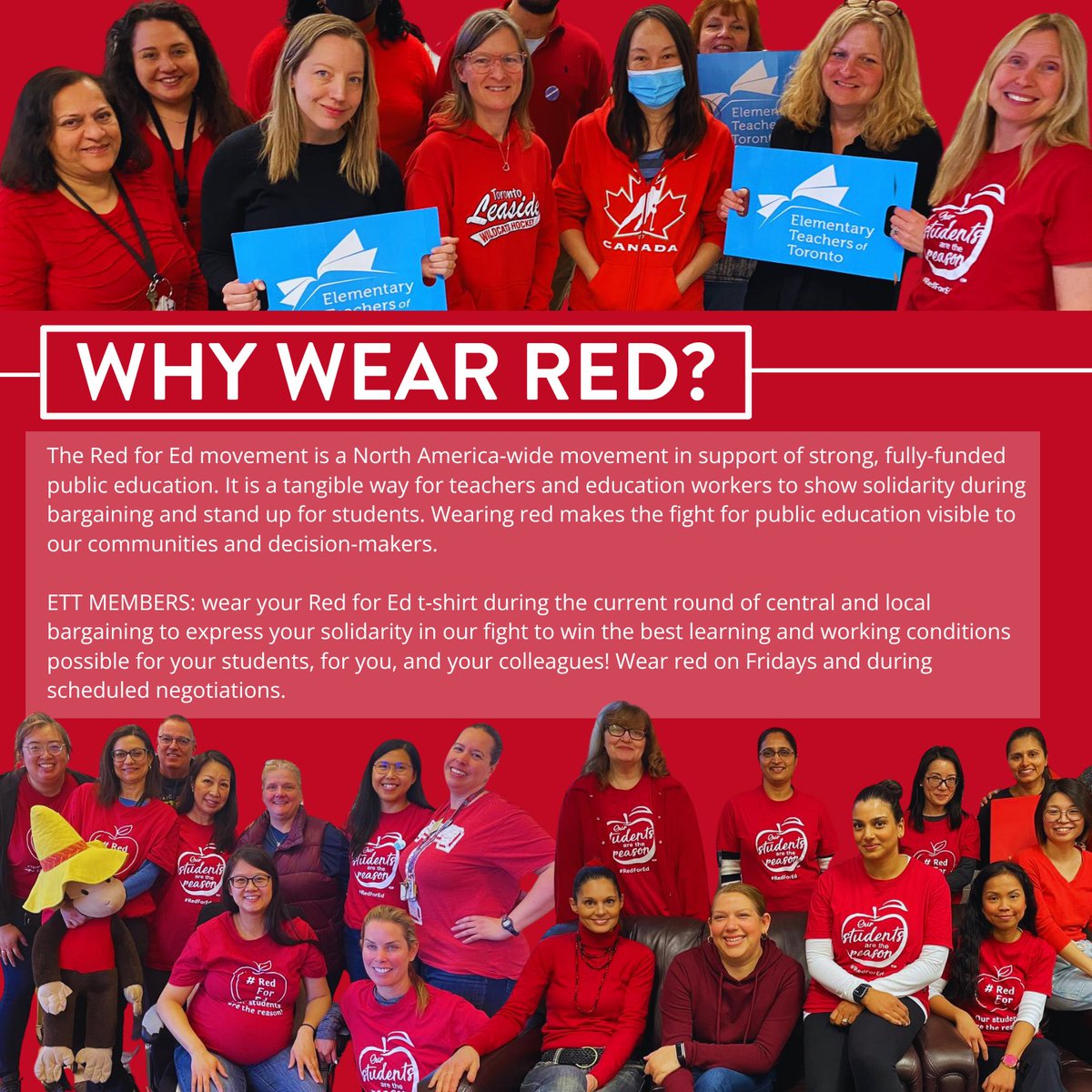 Thanks ⁦@CallMeJulius⁩ for making this amazing graphic of your members. #ettredfored #redfored #onted #onlab #onpoli ⁦@ElemTeachersTO⁩