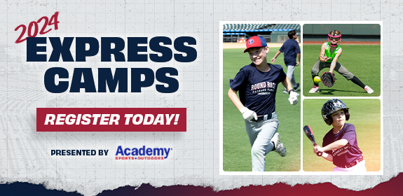 The Summer kickoff Express Camp, presented by @Academy, is next week, May 27-30! These camps are designed to promote the game of baseball and softball in a positive environment through fun drills, games and competitions. Register ➡️ bit.ly/RRECamps24