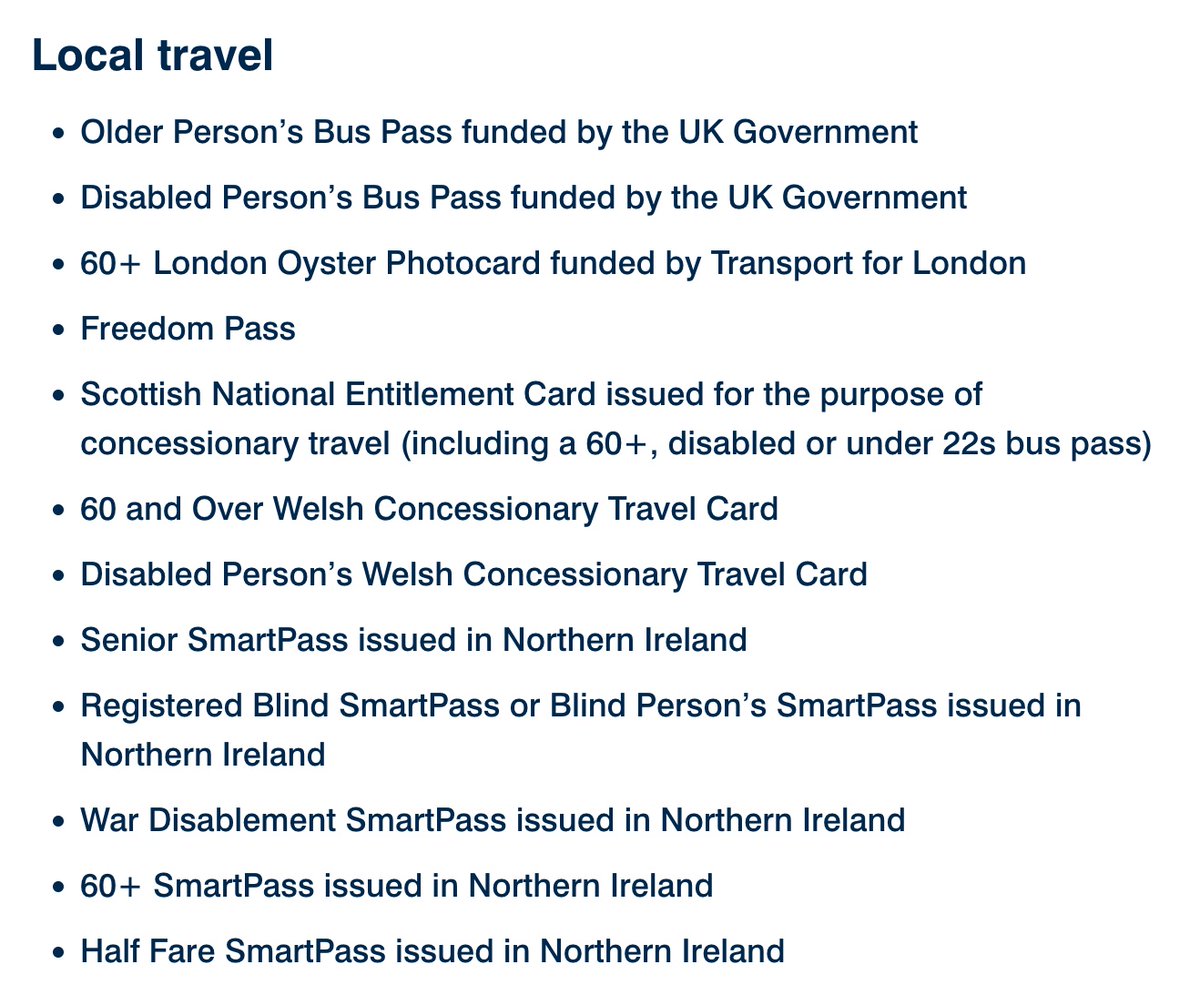 YOUNG PEOPLE

Remember the rules on photo ID introduced by the current govt mean ONLY people aged &gt;60 can use travel cards, bus passes etc to vote.

If you are a young person you CANNOT use your photo travel card or bus pass as photo ID to vote. 

electoralcommission.org.uk/voting-and-ele…