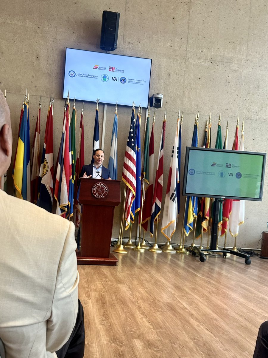 Incredibly exciting to celebrate Dallas City & County earning the distinction of having functionally ended veteran homelessness. Clearly due to the hard work of so many - who all acknowledge the work is not done yet, but what an amazing milestone.