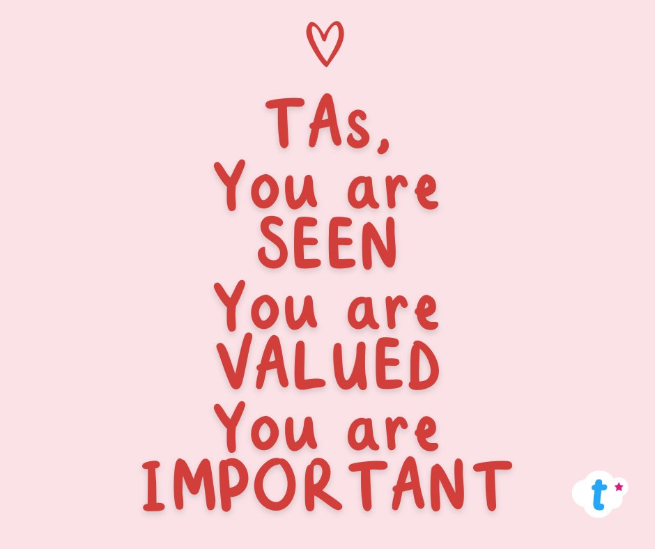 twinkl_edu's tweet photo. Tag a TA that needs to hear this 💙 https://t.co/5E5shj2F7S