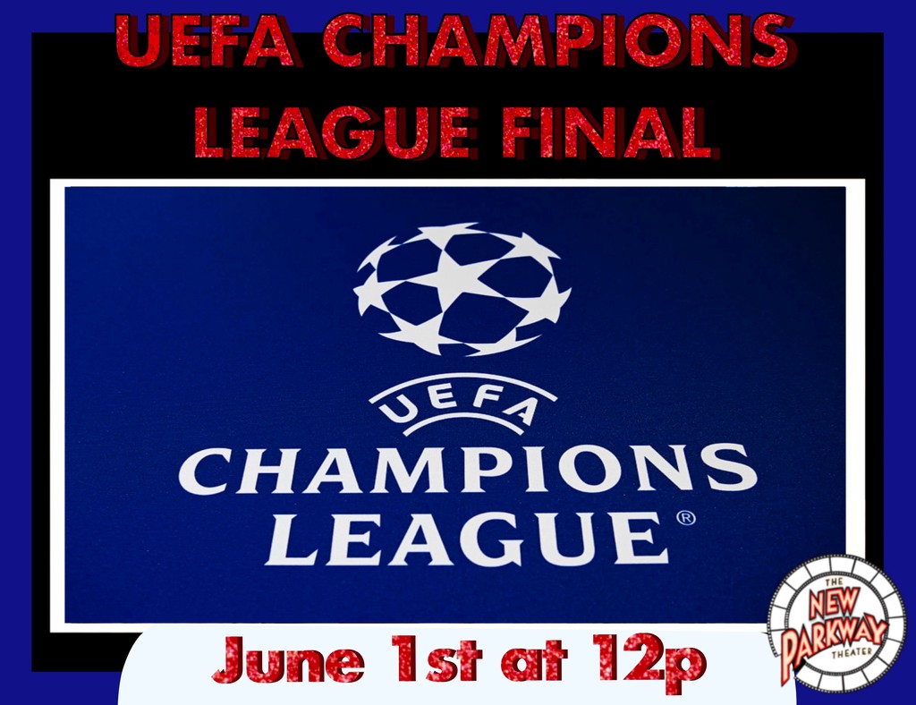 UEFA Champions League Final will be shown on our big screen on Saturday, June 1st at 12p! 🎟️ Ticket link in bio! #oakland #uefa #championsleague #final #bayarea #june #football #sports