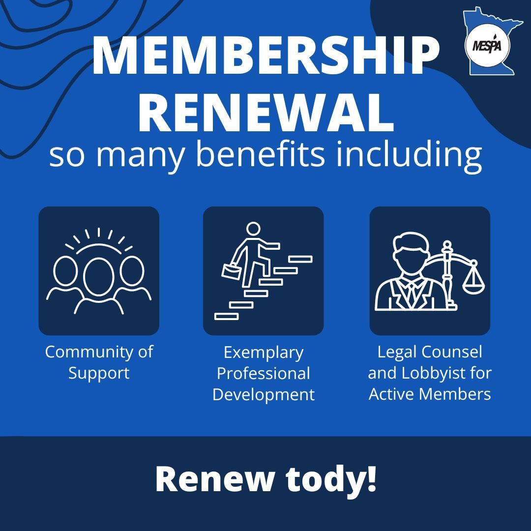 📢 Attention K-8 Principals! ⏰ It's time to renew your membership before it expires on June 30th! Don't miss out—renew today and pay after July 1! See detailed benefits at mespa.net/join