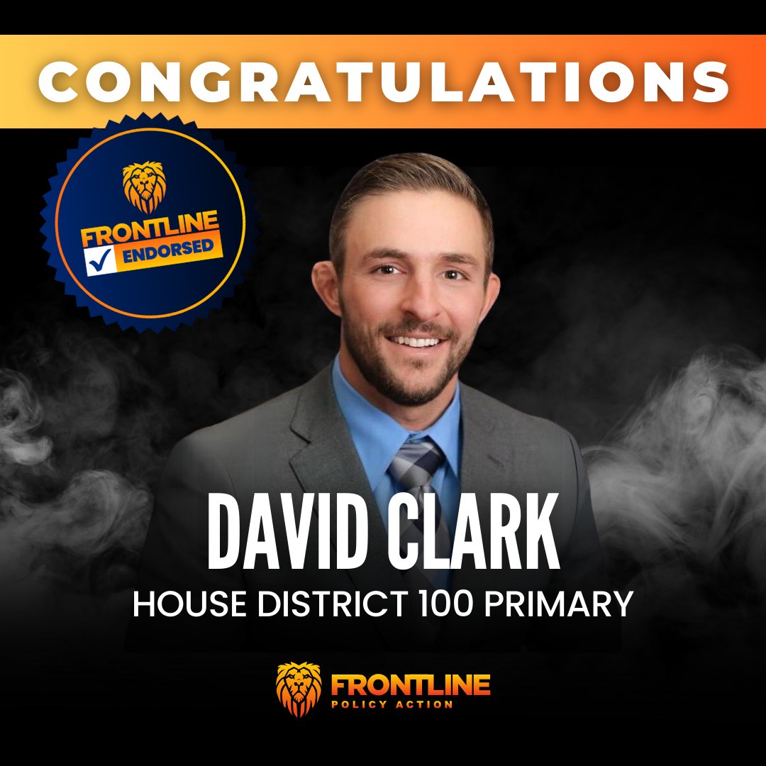Congratulations to Rep. David Clark on his primary victory in HD 100! 🎉 We're thrilled to continue supporting a leader dedicated to real solutions and bold action. #gapol #FrontlineEndorsed