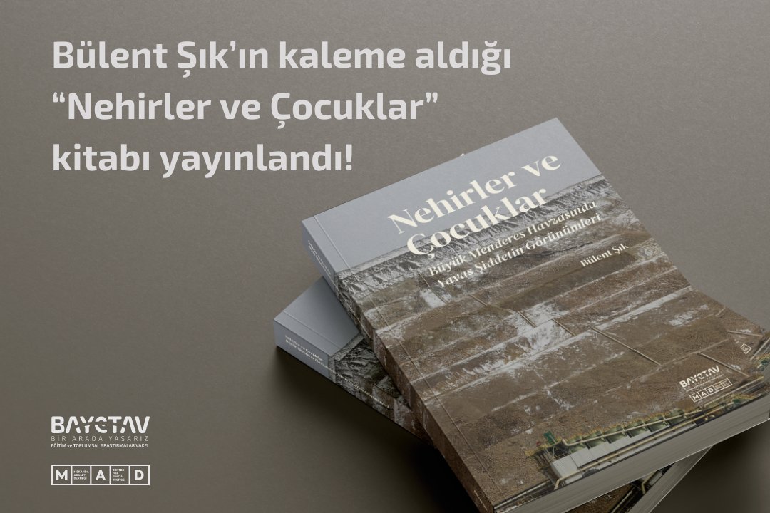 bulentilgaz's tweet photo. Bir Arada Yaşarız Eğitim ve Toplumsal Araştırmalar Vakfı (@bayetav ) ve Mekânda Adalet Derneği (@mekandaadalet ) işbirliğiyle gerçekleştirilen Büyük Menderes Havza Çalışması’nın gözlem, değerlendirme ve izlenimlerinden oluşan Nehirler ve Çocuklar - Büyük Menderes Havzasında Yavaş Şiddetin Görünümleri başlıklı raporum/kitabım serbest erişime açık olarak yayınlandı. 
Nehirler ve Çocuklar raporu şu linkten indirilebilir: https://t.co/3b6fL8paaK