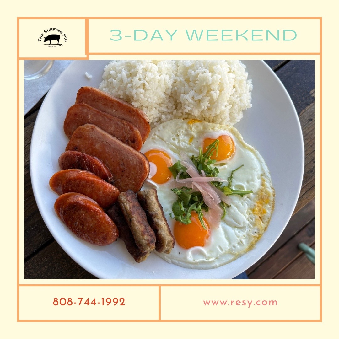 🌴 Three Day Weekend loading…
☀️Secure your Memorial Day weekend brunch plans now before we’re fully booked!!
📲Book your table via RESY
📞808-744-1992
📍3605 Wai’alae Ave Honolulu, HI 96816

#eggs #brunch #honolulu #kaimuki #foodie #memorialdayweekend