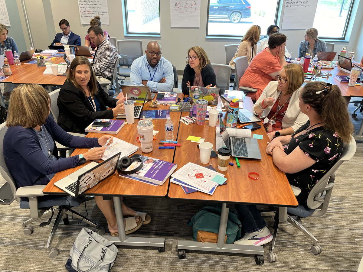 K-5 principals, instructional coaches, and district ASIS staff took part in @ELeducation training today, gearing up to implement the new English language arts curriculum during the 2024-25 school year. #OneChatham #ELA