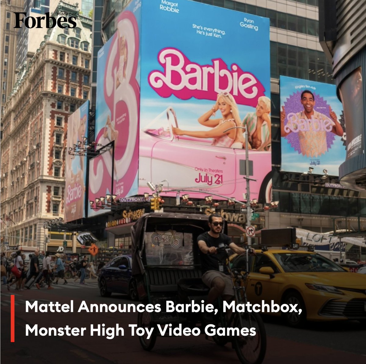 Mattel announced a new partnership with Outright Games that will see the pair release three new games based on classic brands—including the rejuvenated #Barbie franchise. #Forbes For more details: 🔗 on.forbesmiddleeast.com/fvvh