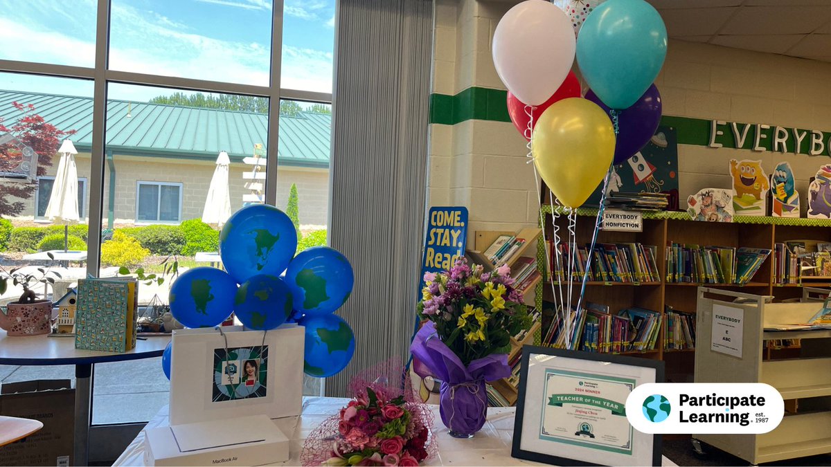 Our next #TeacherOfTheYear is @Jinjing_Chen19! This incredible Mandarin #DualLanguage Ambassador Teacher has left a special mark on countless student lives, embodying the true spirit of #UnitingOurWorld. Today, we surprised Jinjing at her school, in front of all the third-grade