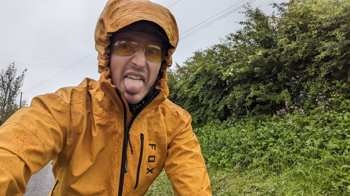 Headwind smash and rain to get to Holyhead.