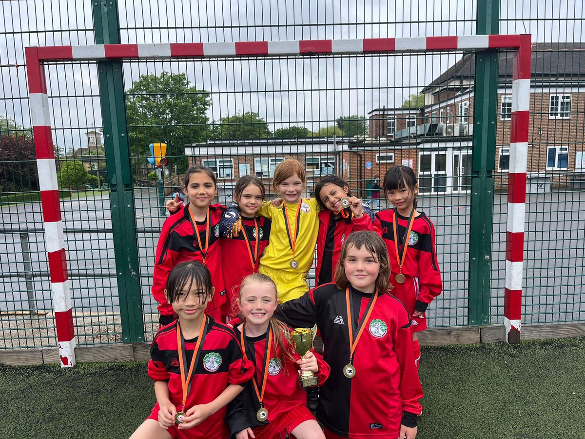 We are so incredibly proud of our Year 3 Girls’ Football Team, who today competed in and won the LEO Football Finals 🏆 ⚽️ #WeAreLEO 🦁 @LEOsports7