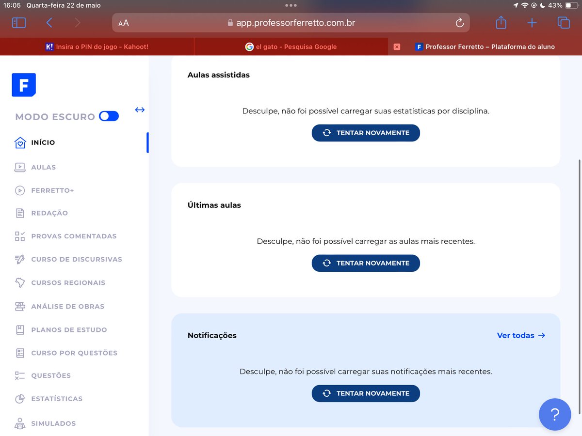 manystudies's tweet image. Gnt é só meu ferretto q tá assim?