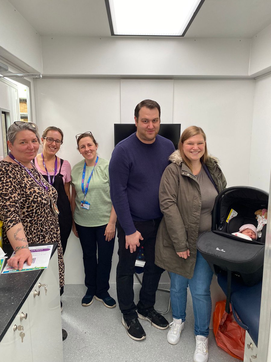 Our first trip out with the Health on the Move clinic today. Huge thanks to the team for supporting this, always amazed by how they all come together to make these things possible and improve the service we offer 🤩@Abi_Daniels23 @BobLmns @nhsbobicb @BucksHealthcare @MadwifeKaye