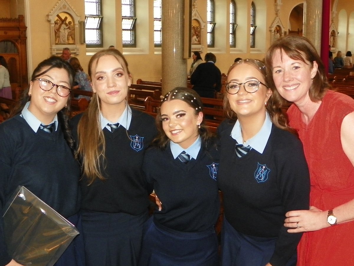 We are sad to see them leave, though delighted that their time in #ASM has equipped them with the tools needed to progress to the next stage of their lives as wonderful young women! Our #SchoolCommunity wishes the #Classof2024 the very best of luck in their #LeavingCert & beyond!