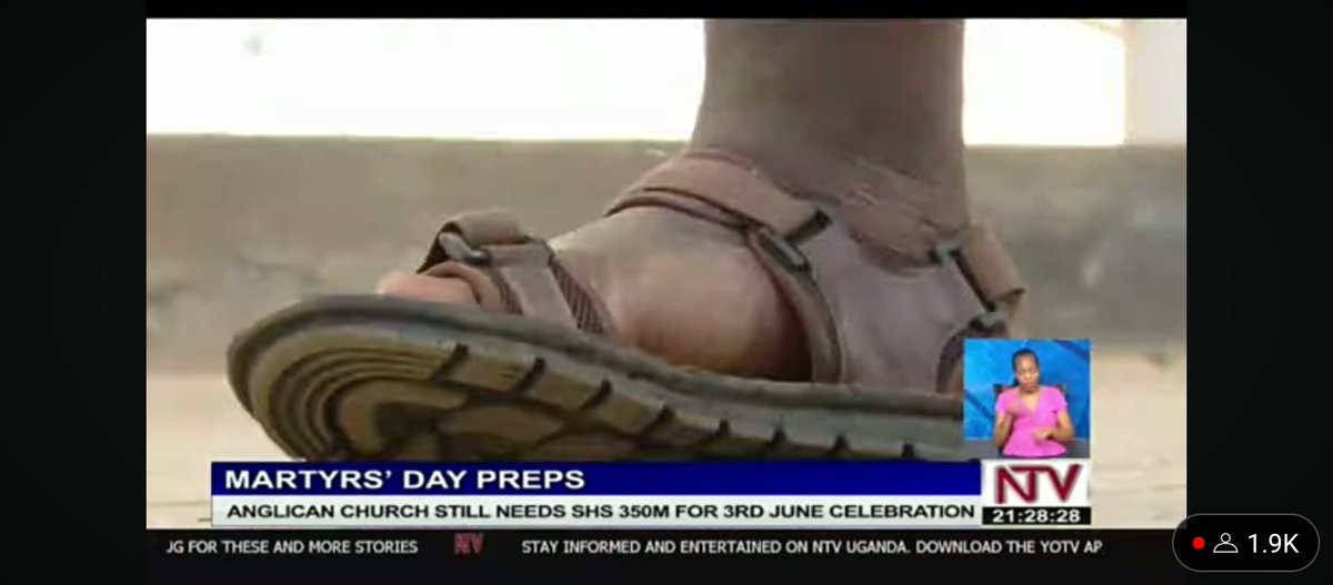 First Pilgrims Lawrence Okello & his colleague arrived today at  Namugongo @ChurchofUganda_ Anglican site.Preparations are on going as Rwenzori Dioceses Cluster prepares to lead the celebrations 2024.Thank you @ntvuganda & @AtukundaNobert the story.
📸 Screenshots:@Bernardkwiri