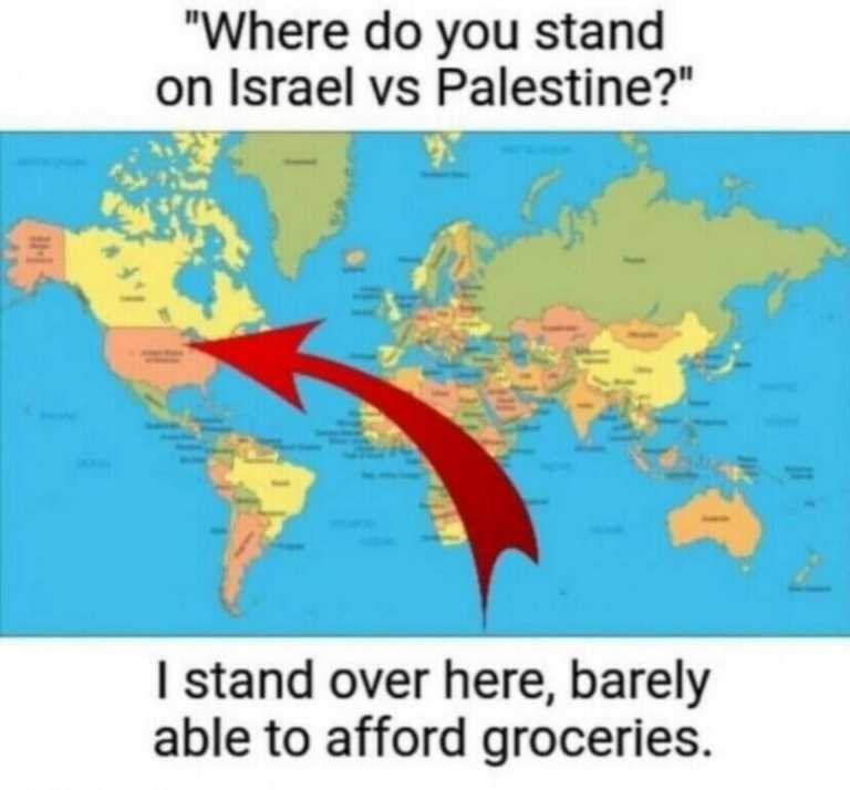 I stand here...