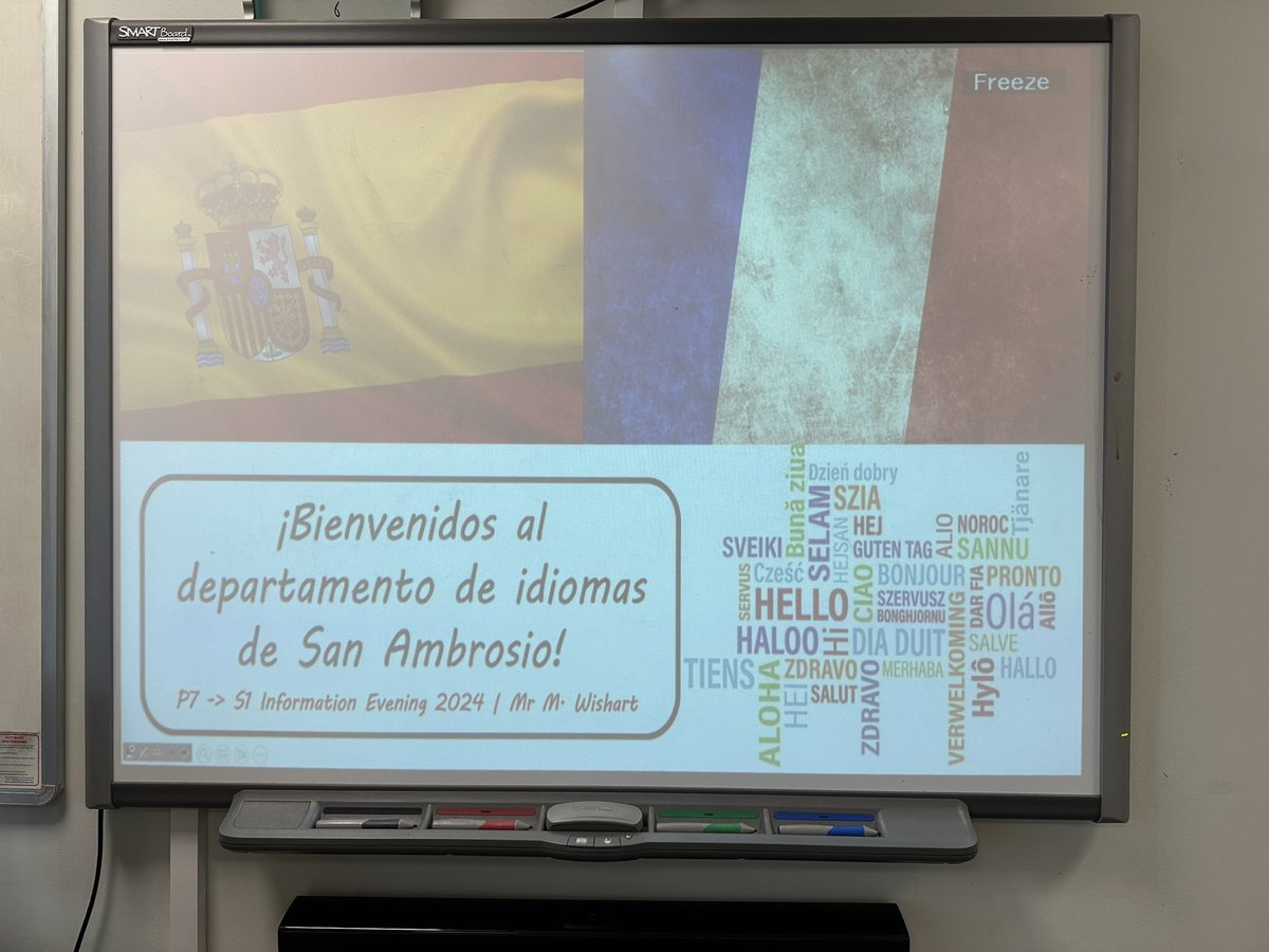 MrMWishart's tweet image. Always a great night at the P7 Information Evening meeting the new S1 cohort! Some very enthusiastic budding linguists impressing me with some Spanish they know which is great to see! #ambees #learninginFAITH 🇪🇸🐝 @stambrosehigh