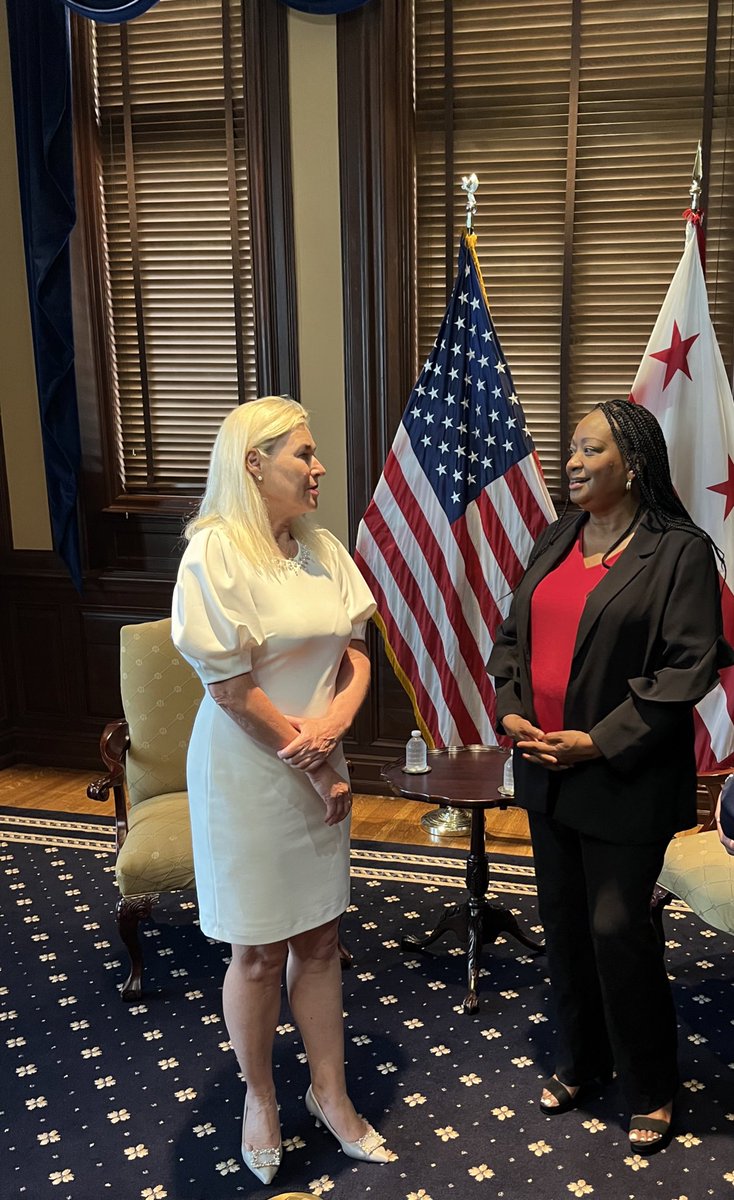 Recently, my office facilitated a meeting with the Austrian Ambassador to the U.S., Petra Schneebauer. It was great connecting around potential areas of cooperation between DC and Vienna! 🇦🇹#WeAreDC