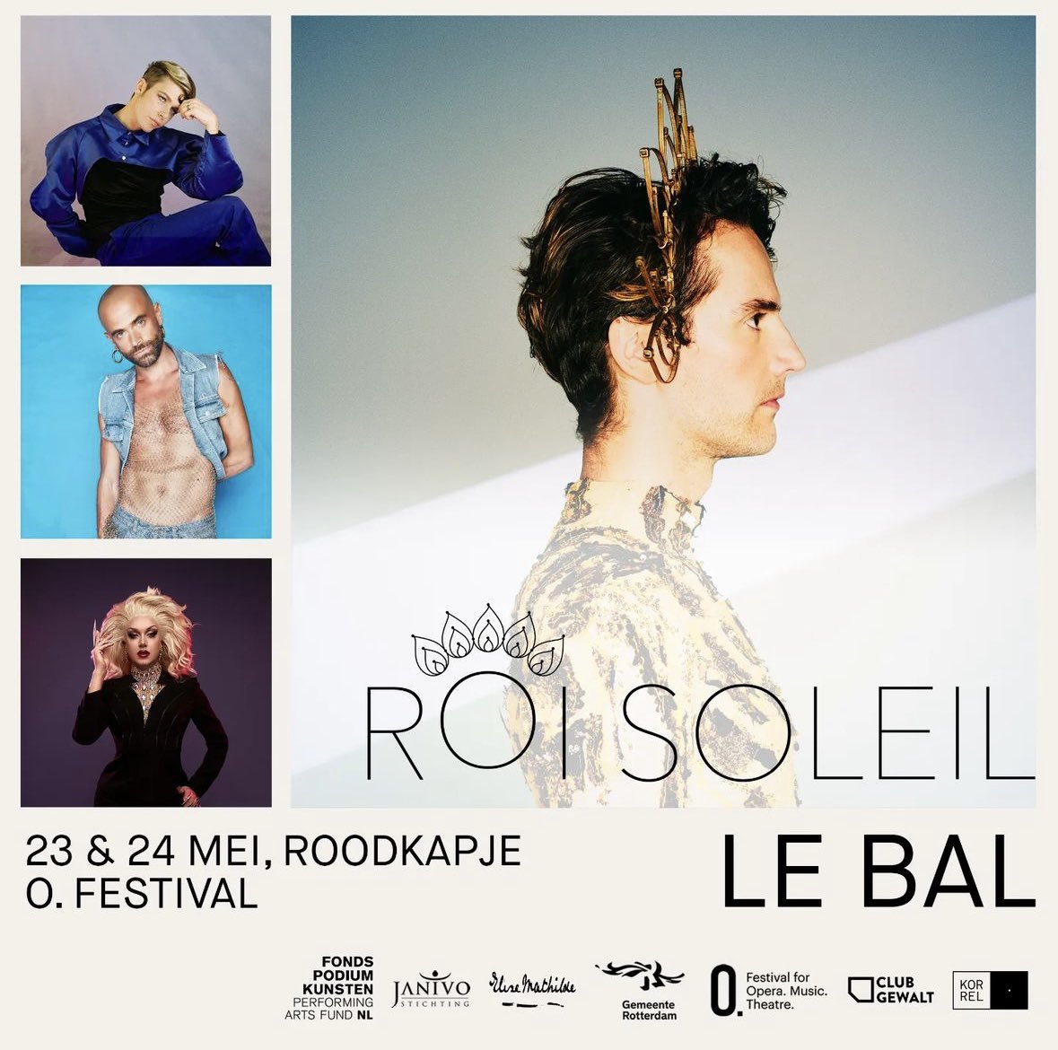 Tomorrow Thursday 23rd of May playing after the liveshow of Roi Soleil at Roodkapje in Rotterdam. 💘