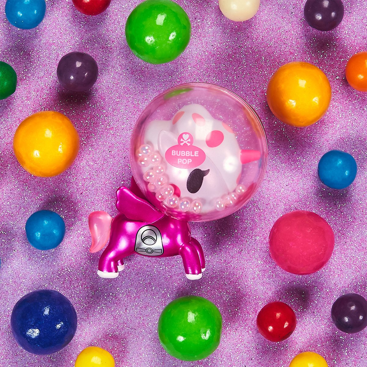 Indulge in the sweetness and add some 💥POP💥 into your #tokidoki collection with Bubble Pop, our Candy Unicorno Special Edition! 🦄💗