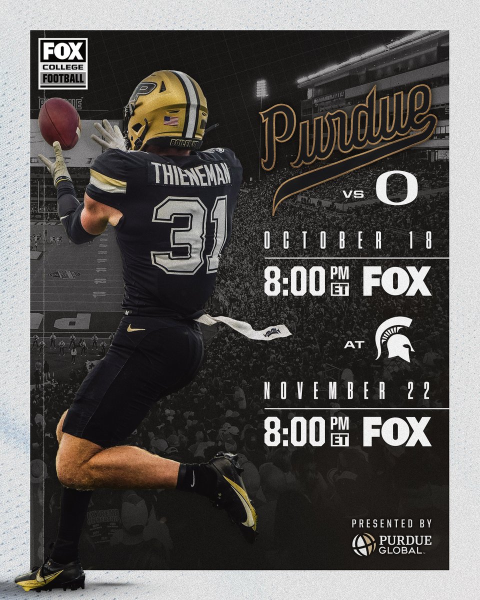 Friday Night Football Ready for some B1G matchups in primetime! #BoilerUp