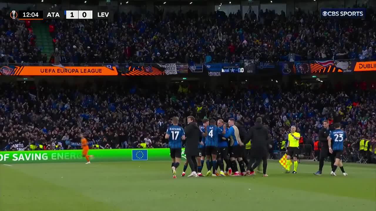 IT ONLY TOOK ADEMOLA LOOKMAN 12 MINUTES TO GIVE ATALANTA THE LEAD IN THE #UELFINAL 🔥