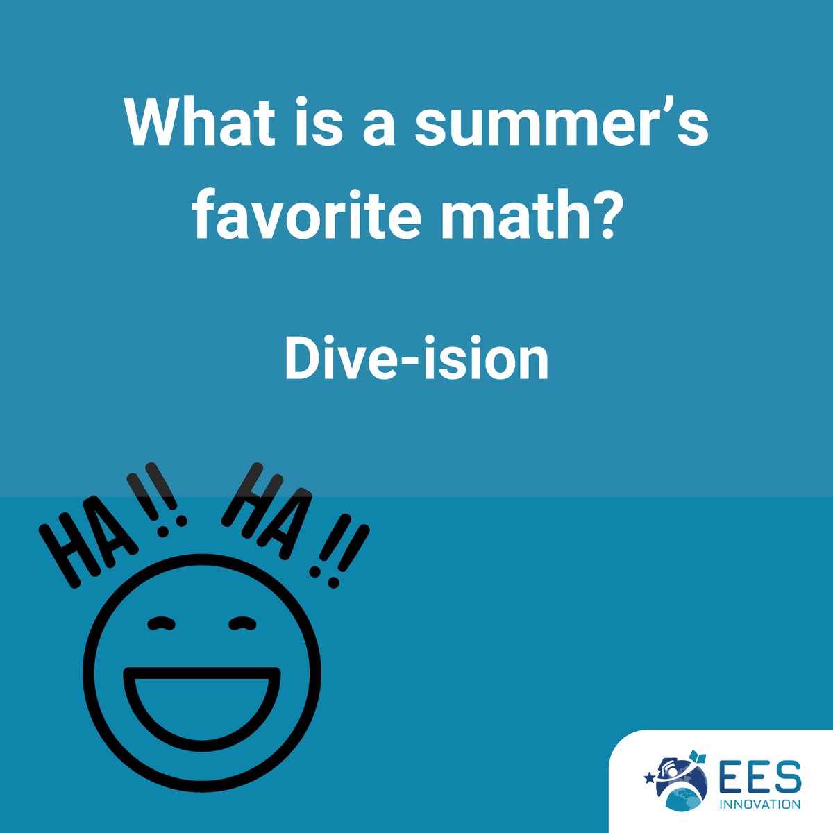 eesinnovation's tweet photo. What better way to bring the school year to an end than with some funny summer math puns?!
We hope everyone has a fun and safe summer break! #summer #math #mathpun https://t.co/Ly5nmWURRt