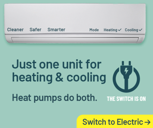 Did you know that heat pumps could provide air-conditioning too? By making the switch to electric you can say bye-bye to your box fan with the help of a $2,000 instant rebate. Details here: incentives.switchison.org/rebate-profile…