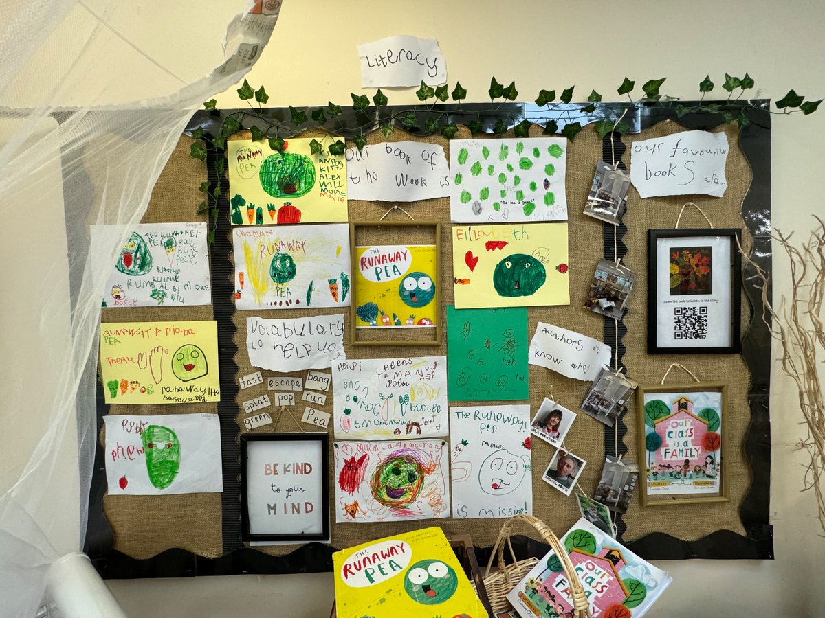 St_Andrew_Apost's tweet photo. Reception created a wonderful display today, linked to our story of the week! We canβt wait to carry out some writing on The Runaway Pea story tomorrow! ππππ½ #SuccessfulSATA #SuccessfulReading #SuccessfulWriting https://t.co/7zE5Tsqn9K