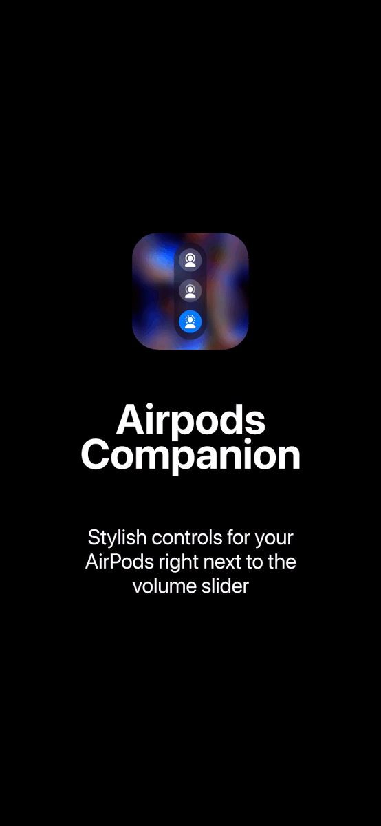 TweakUpdates's tweet photo. Updated: AirpodsCompanion 1.3 [Tweaks]

Floating Noise Canc...

Architecture: iOS Rootless
Repository: Havoc #jailbreak

https://t.co/HhLcOuMBNz https://t.co/pRuTAdDSQ0