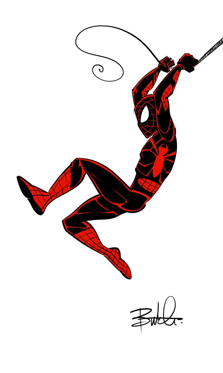 New Spidey Suit #spiderman #butchhartmandraws