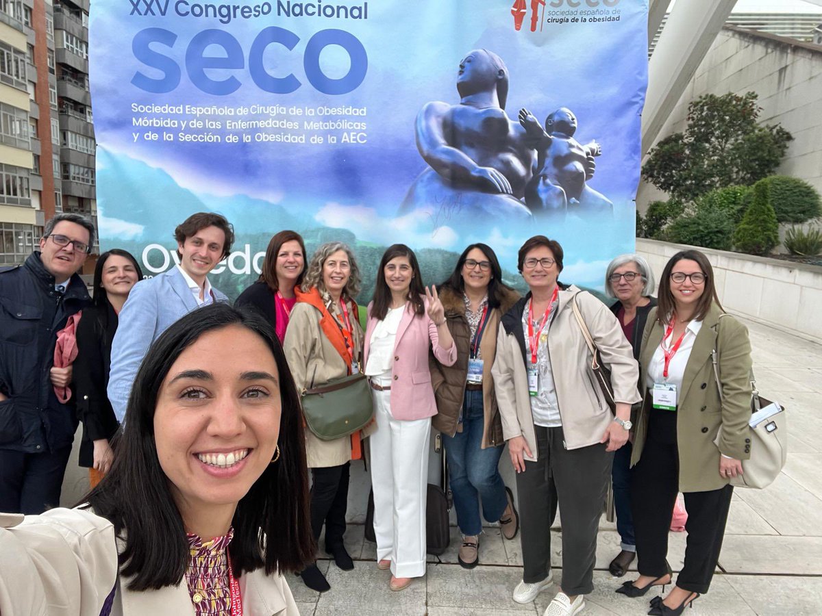 Primer día de #SECO2024! Muy satisfechos!! 😁 <a href="/HUCA_Asturias/">@HUCA</a> <a href="/obesidadSECO/">Sociedad Española de Cirugía de la Obesidad</a> <a href="/aec_obesidad/">AEC-SECO</a>