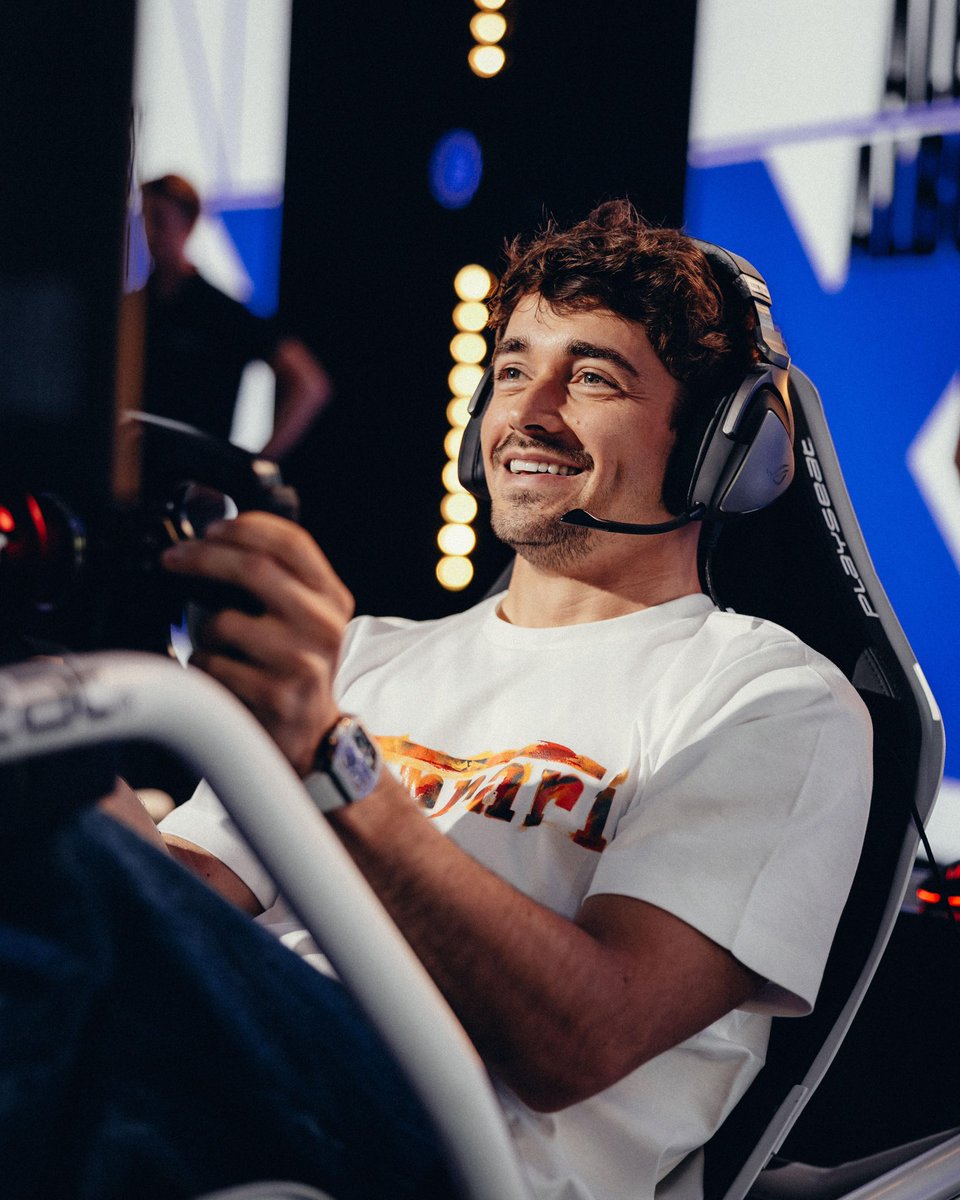 Charles_Leclerc's tweet photo. Racing at home this weekend ❤️
Already did some practice today on the new @easportsF1 game, race went well, hope it’ll go as well on Sunday. 
#F124 is available now to pre-order, out next week 🏎️ https://t.co/0r72yt83Lc