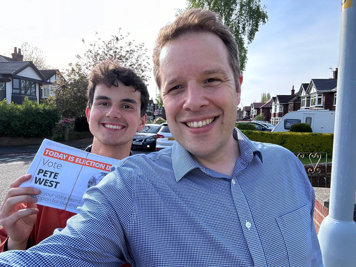 It was only a few weeks ago we were campaigning to get more Lib Dem Councillors elected in Stockport!

Now it’s time to campaign to get the amazing @ThomasMorrison elected in Cheadle and smash the northern blue wall!