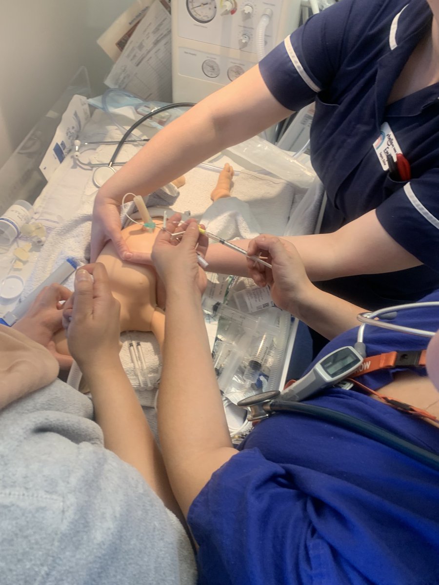 Neonatal resuscitation SIM in real time. An incredible, ever improving team!