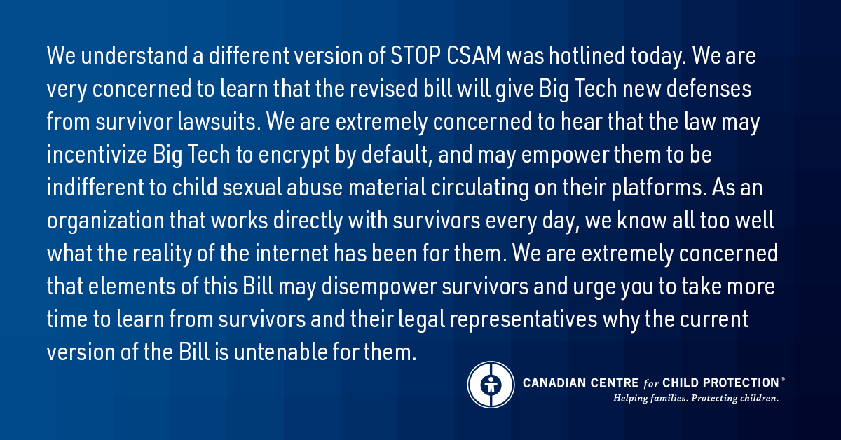 Statement on the #STOPCSAM Act that was hotlined today:
<a href="/SenateGOP/">Senate Republicans</a> <a href="/SenateDems/">Senate Democrats</a>