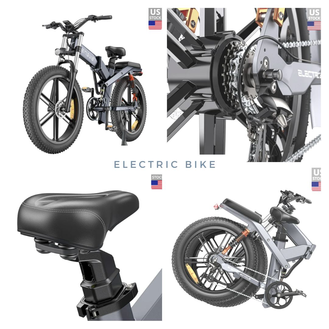 ⚡️ Unleash the Adventure with the ENGWE X26 Electric Bike! 🚴‍♂️ 50Km/h max speed, dual batteries for 100KM range, and 150KG max load. Conquer any terrain with fat tires, triple suspension, and Shimano gear. Get ready to ride: bit.ly/3KSqH7c
#Ebike #OutdoorAdventure