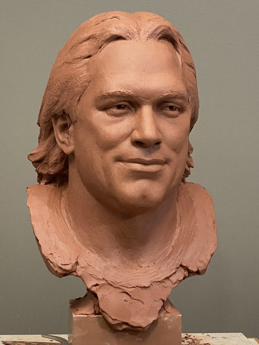Just saw the first bust of Steve mongo McMicheal #mongo for the pro football hall of fame !   @WaddleandSilvy @TWaddle87 , @RicFlairNatrBoy @danpompei