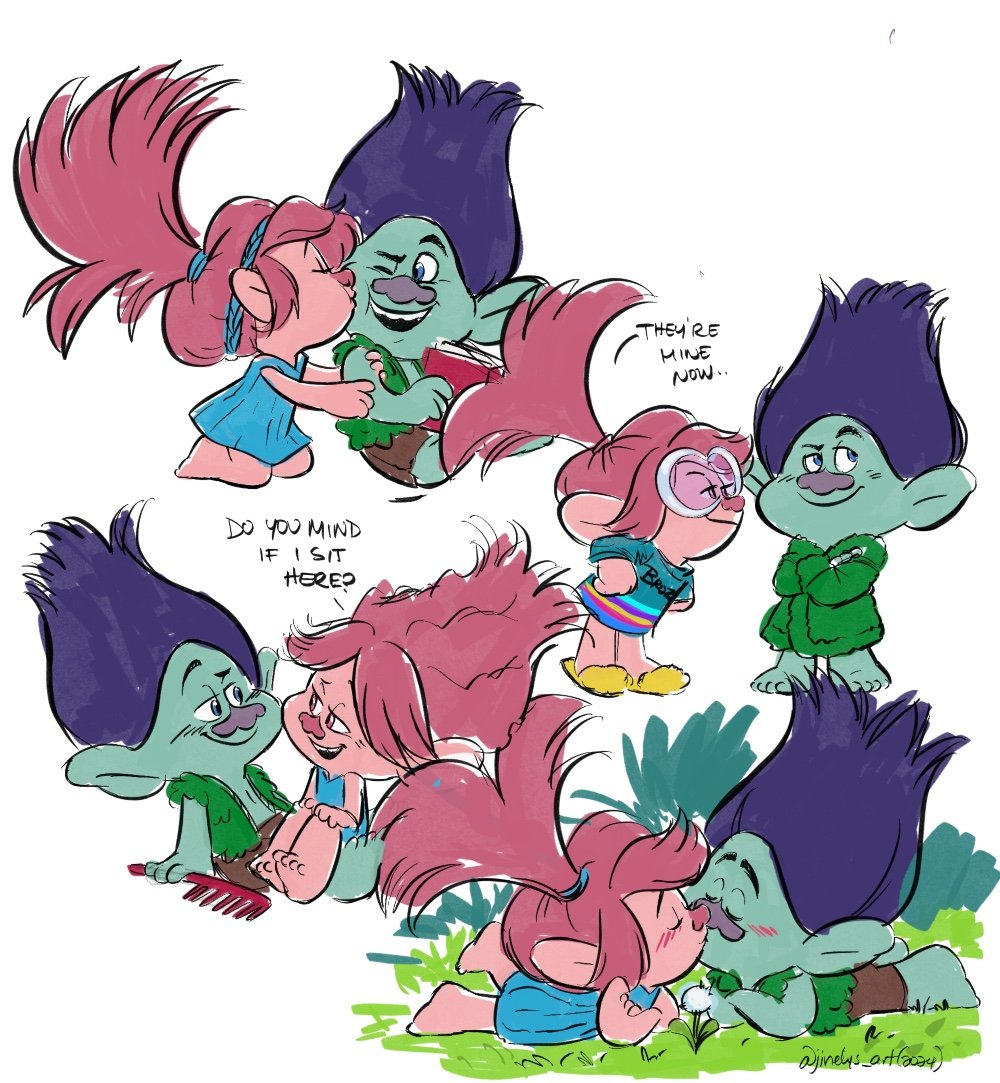 Warm-up sketches @Trolls #broppy #dreamworkstrolls #trollsbandtogether #digitalart #trollstwt