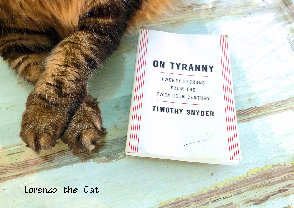 If you haven't already, now is a good time to read this book by @TimothyDSnyder. I mean, a REALLY good time to read it.